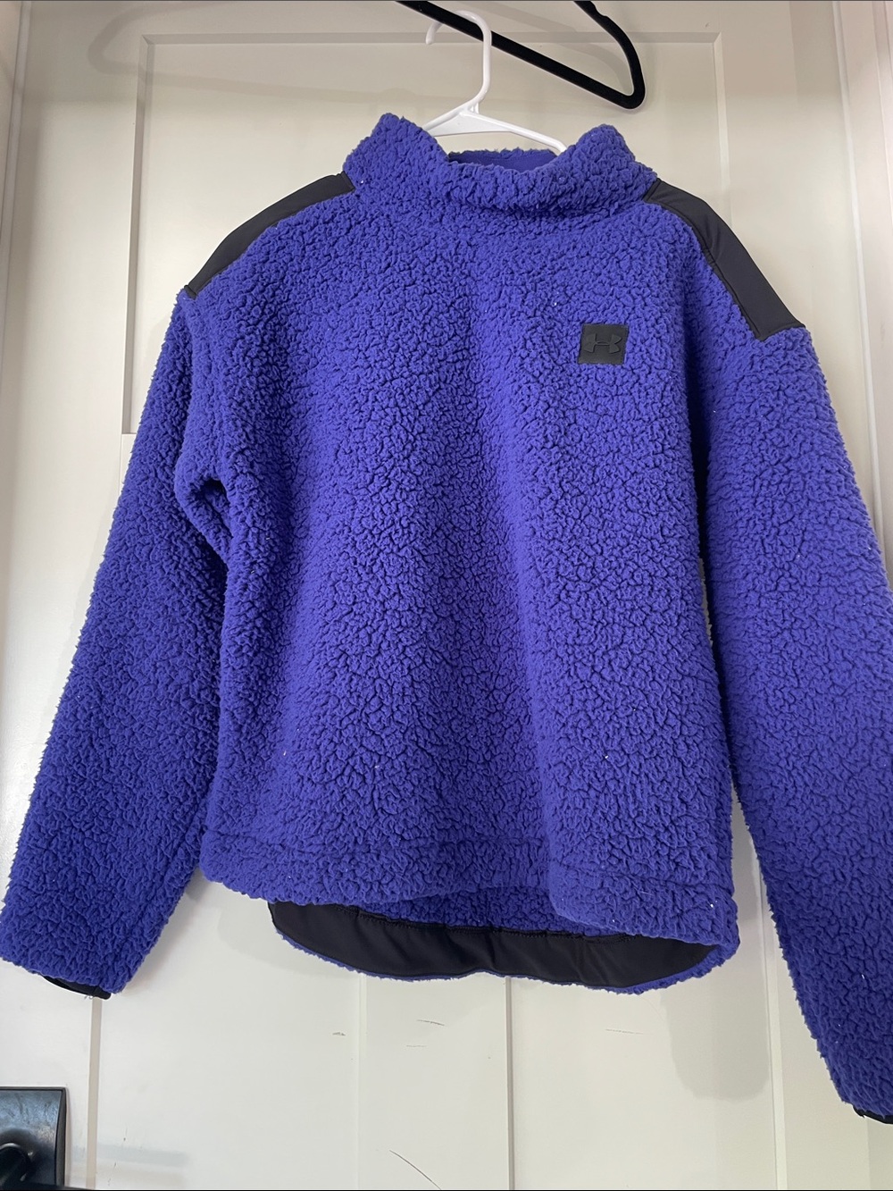 Under Armour Women's Purple Sherpa Fleece Pullover Hoodie